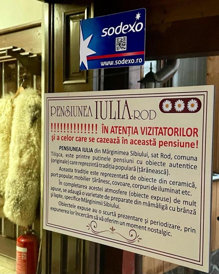 Pensiunea IULIA Rod Bagian luar foto